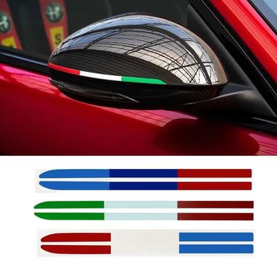 2X Наклейка на зеркало заднего вида для Alfa Romeo Sportiva Giulia Giulietta 159 156 MITO Stelvio Fiat 500 Abarth 595 695 Punto TIPO