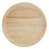 Round Japanese Style  Plate Wooden Fruit Tray Heat Insulated Serving Tray  Hotel