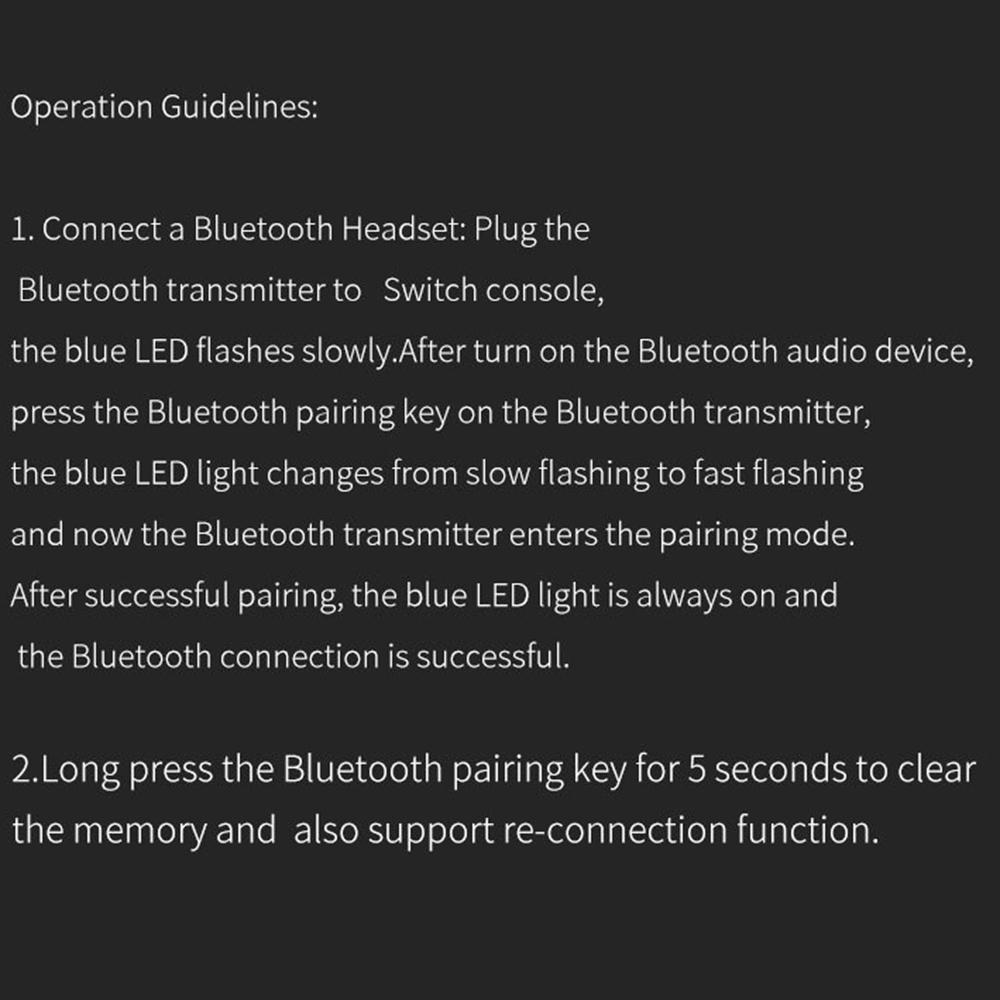 HONSON HS-SW390 For Nintendo Switch/Switch Lite/PS4/PS5 Game Console Bluetooth-compatible Receiver Transmitter