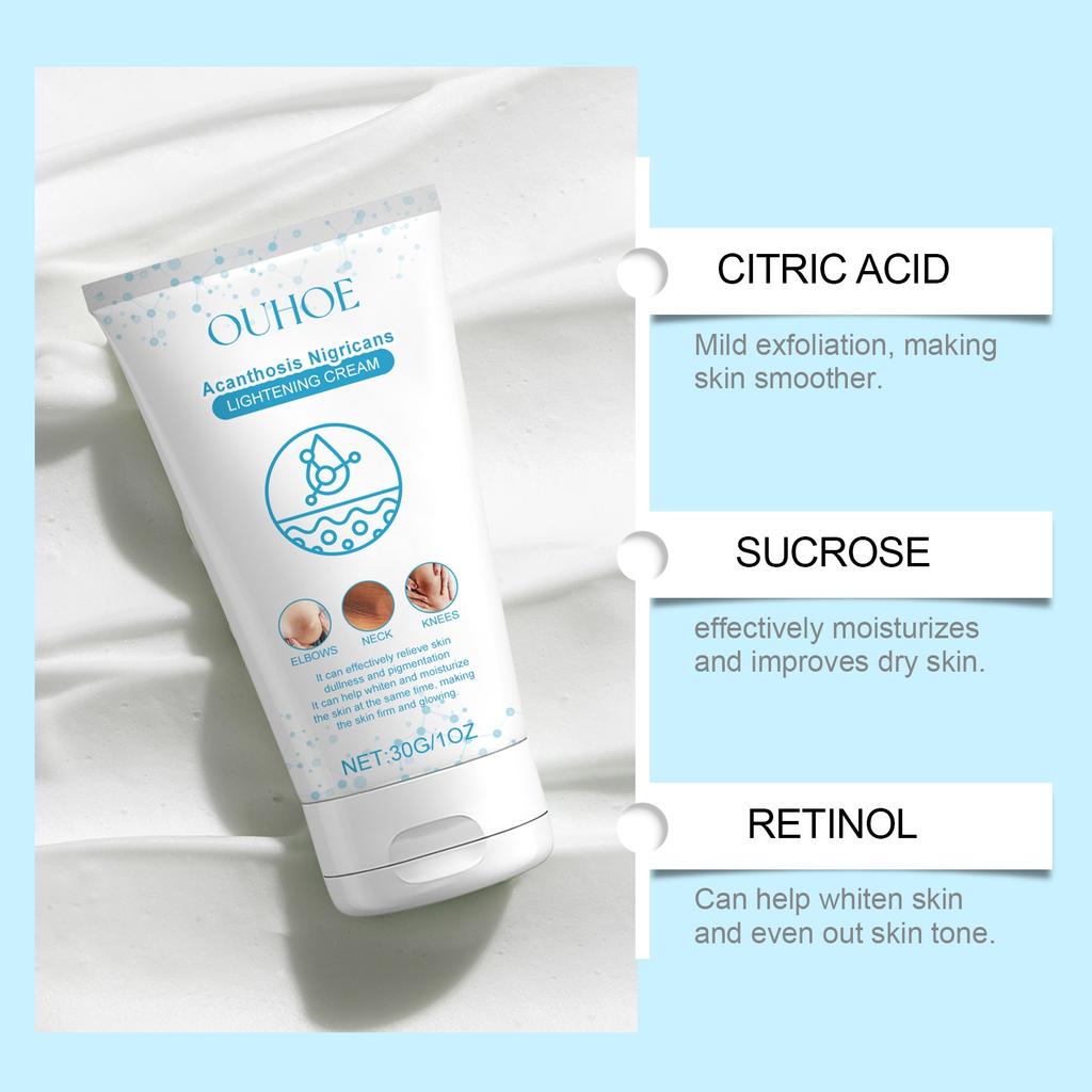 Acanthosis Nigricans Paste, Underarm Whitening Paste, Dark Corrector Paste Remove Hyperpigmentation, Whitening Paste For Neck, Ankles.