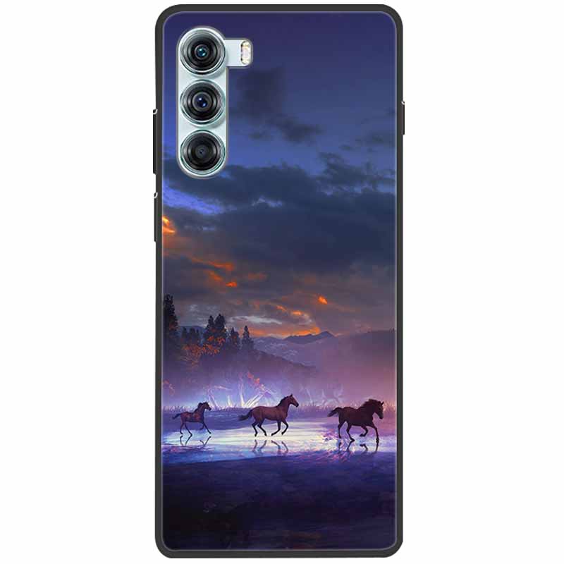 Крутой Мягкий Чехол Для Moto G200 5G Чехол G 200 Силиконовый Черный Защитные Чехлы Для Motorola Moto G200 5G Чехол для MotoG200 Милый