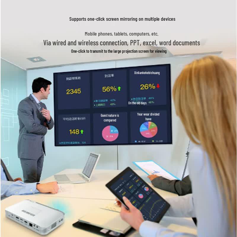 Wowotou T9S Portable Mini DLP Projector (CN version)