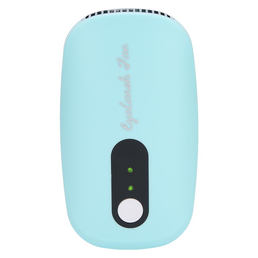 Eyelash Mini Blow Dryer Fan USB Rechargeable Grafting Eyelashes Extension Glue Dryer FanBlue