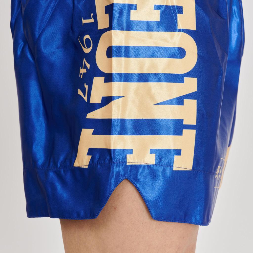 Шорты Leone 1947 DNA для муай-тай и кикбоксинга, сине-золотые