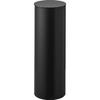 [Yamazaki] Toilet Pot Round Black Tower 10988, Round (W10.9x D10.9 x H30.5cm)