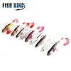 FishKing1/21pcs Lead Jig Soft Lure For Pike Muskie Bass Minnow Lure Length 8CM 10CM Weight 8.5G 21.5G