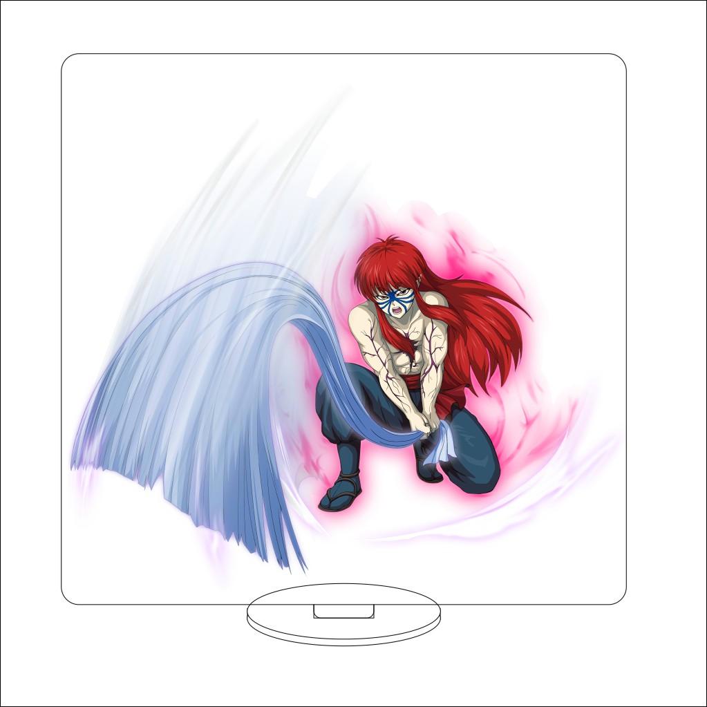16 см Аниме YuYu Hakusho Косплей Акриловая подставка-фигурка Мукуро/Рэйзэн/Ёми/Хиэй Подарок на Хэллоуин