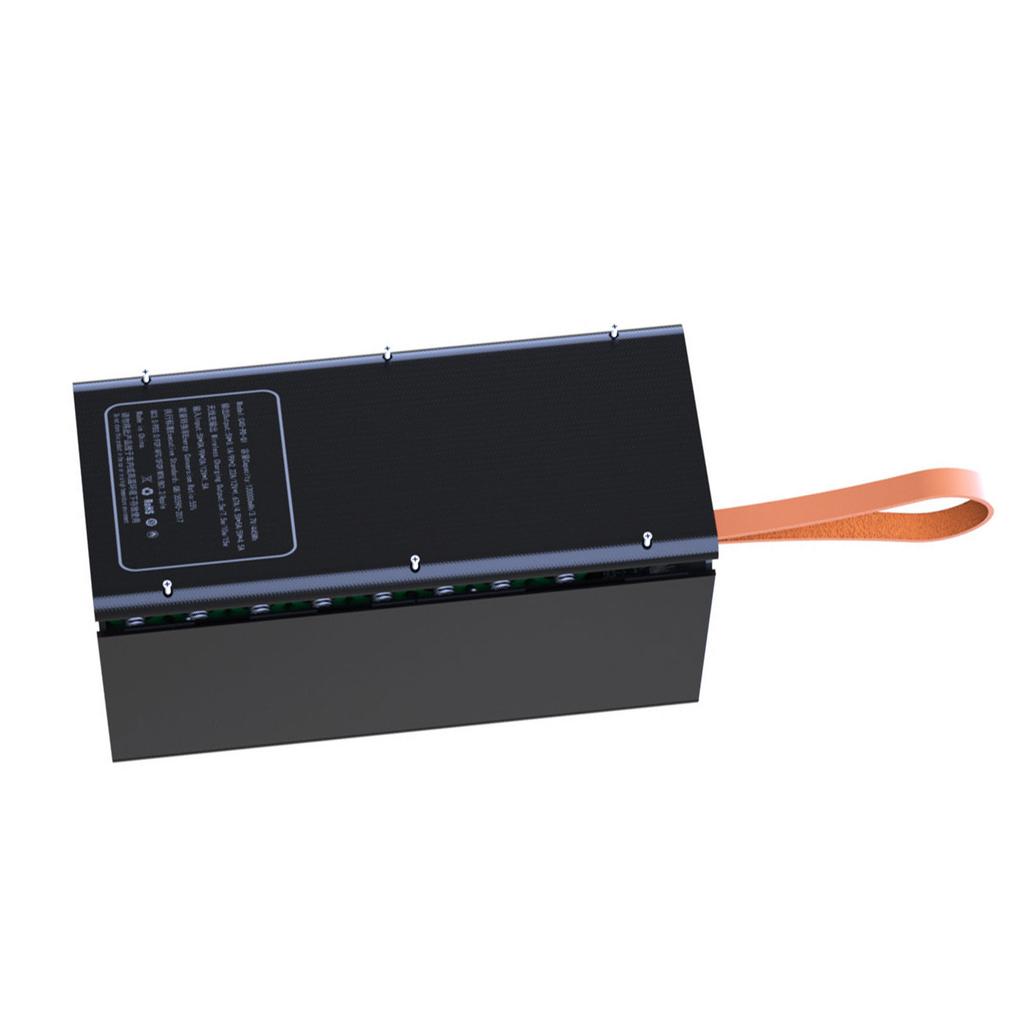 Портативный чехол для аккумулятора 18650 Power Bank DIY Shell с цифровым дисплеем USB QC3.0 PD быстрое зарядное устройство беспроводная зарядка