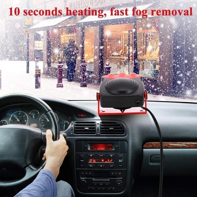 2 In 1 1500W DC 12V/24V Heating and Cooling Auto Heater Heating Hot Cool Car Fan