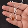 November Natural Citrine 925 Sterling Silver Anniversary Gift Artisan Pendant PP-40-8