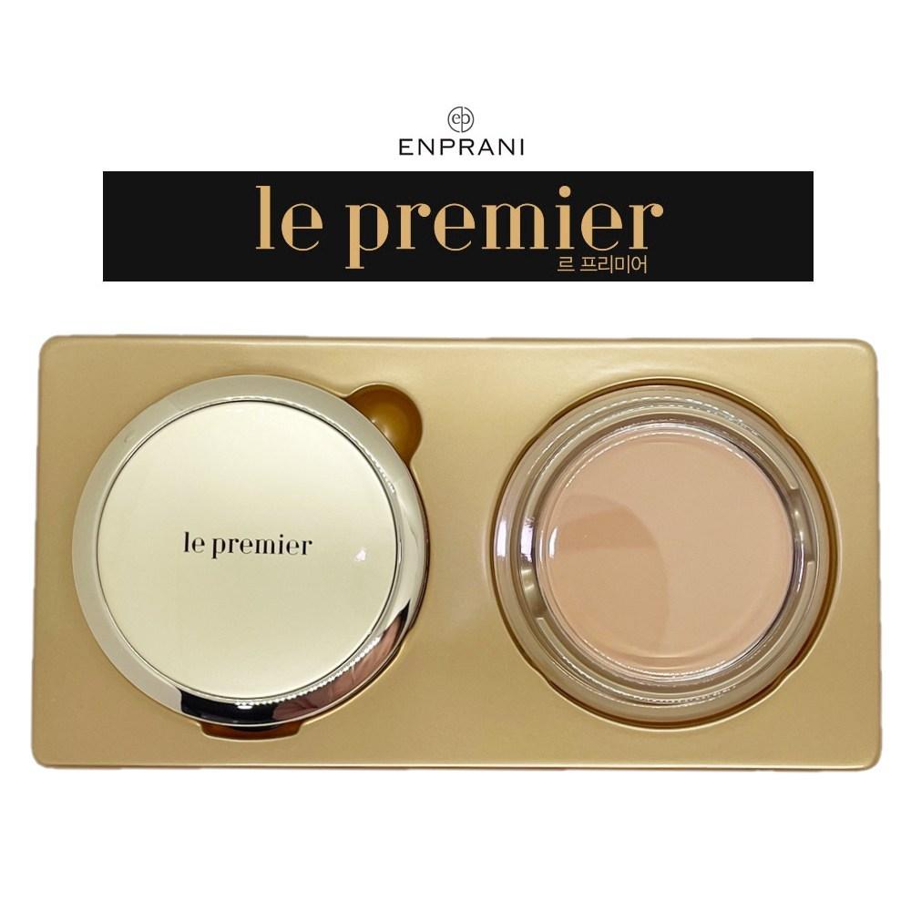 ENPRANI Le Premier Skin Cover Pact Product + Refill, 1 шт., нет. 21 Светло-бежевый