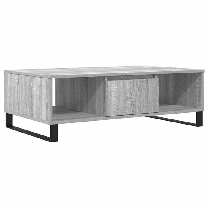 VidaXL Coffee Table Sonoma Grey 104x60x35 Cm Engineered Wood 827098