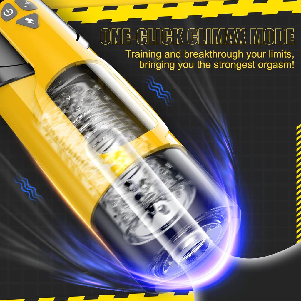 Automatic Male Masturbators Cup 7 Thrusting & Rotating Modes Penis Trainer 3D Vaginal Simulation Adult Sex Toy