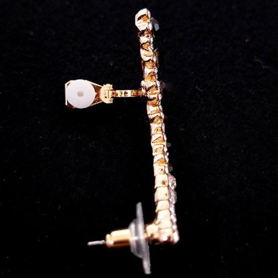 1 шт., интегрированные серьги-гвоздики для пирсинга для девочек, серьги-гвоздики со снежинками и стразами, ювелирные аксессуары