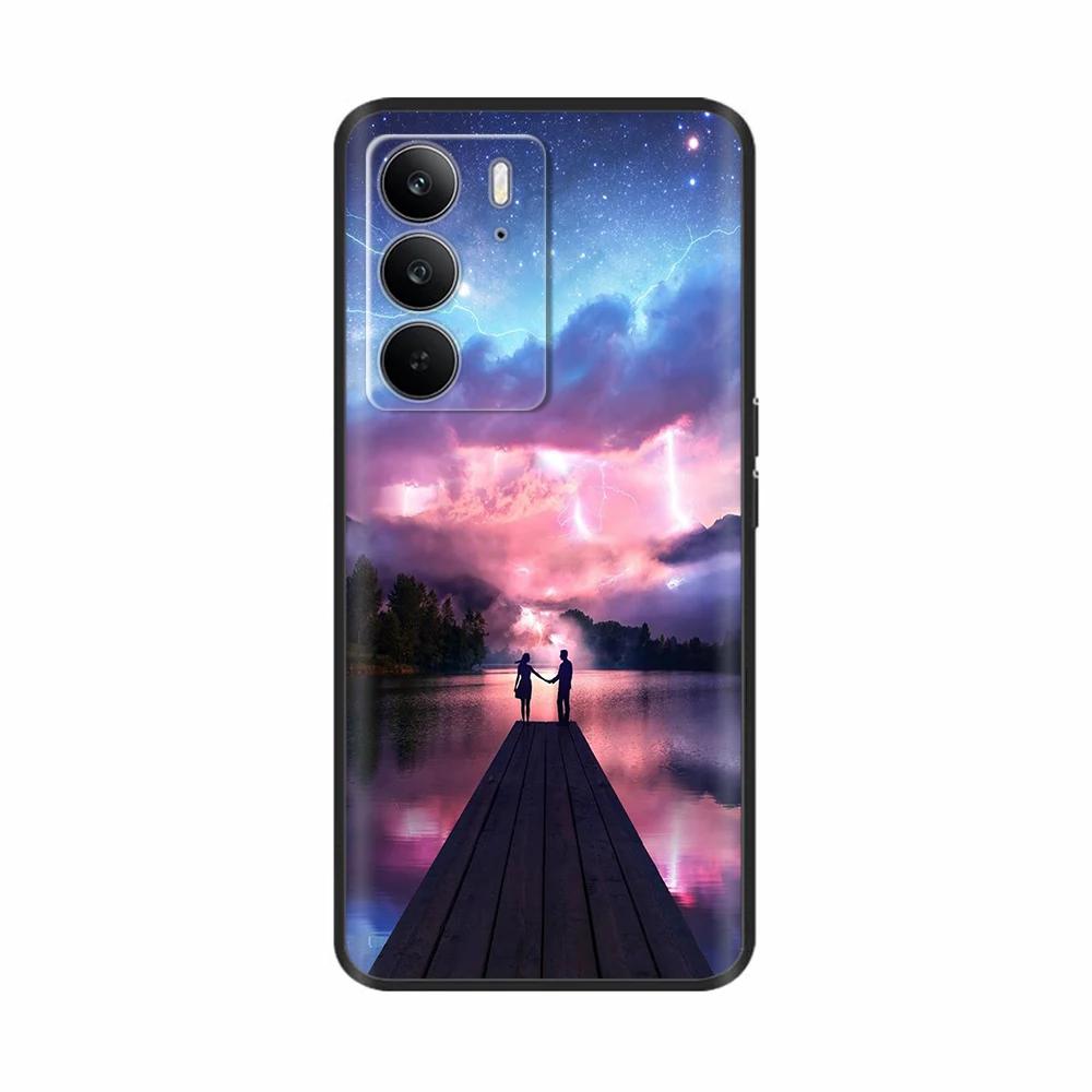 Чехол-бампер для телефона Realme C75 4G 6,72" Мягкий силикон Милый мультяшный рисунок Funda Для Oppo Realme C75 RealmeC75 4G C 75 Чехлы