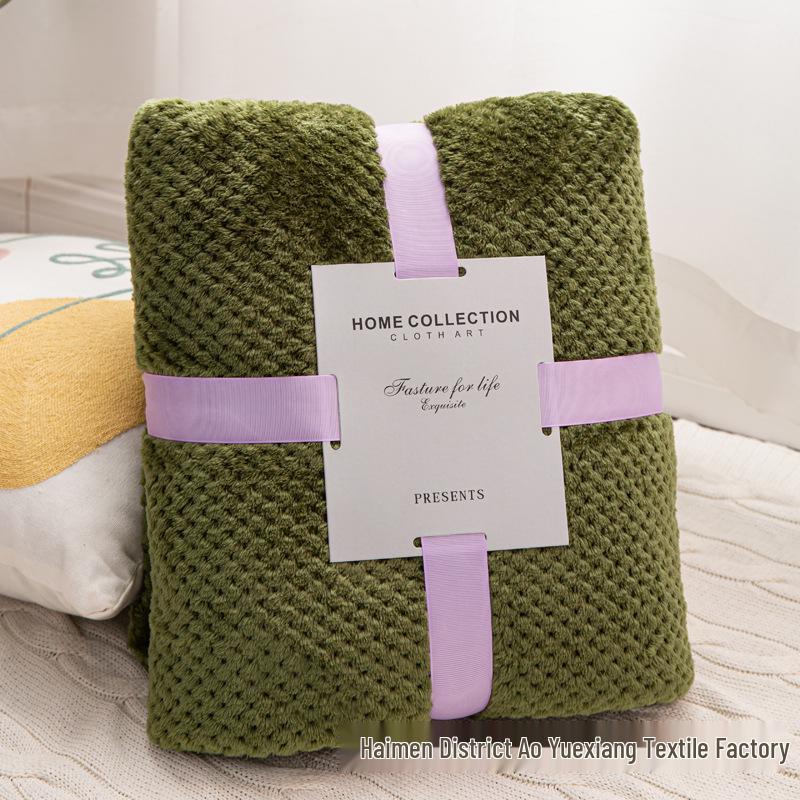 Class A Thick Merbau Winter Flannel Blanket - Nap, Sofa, or Air Conditioning Blanket - Perfect Gift.