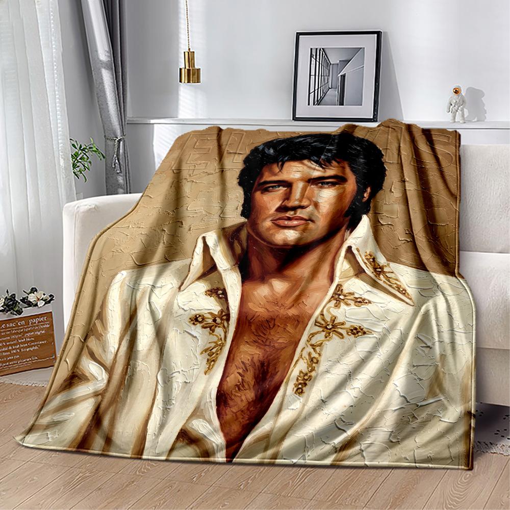 Rock Roll Legend Blanket Soft Warm Cozy Perfect for Livingroom Office Couch All-Season Use Modern Style Ideal Gift for Friends Family Couples Picnic