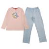 Takihyo Angie La Angie Pajama Long Sleeve Knit Soccer Pink Body Pillow Coquette/Beautiful Set, Pajamas, Women's Pullover,