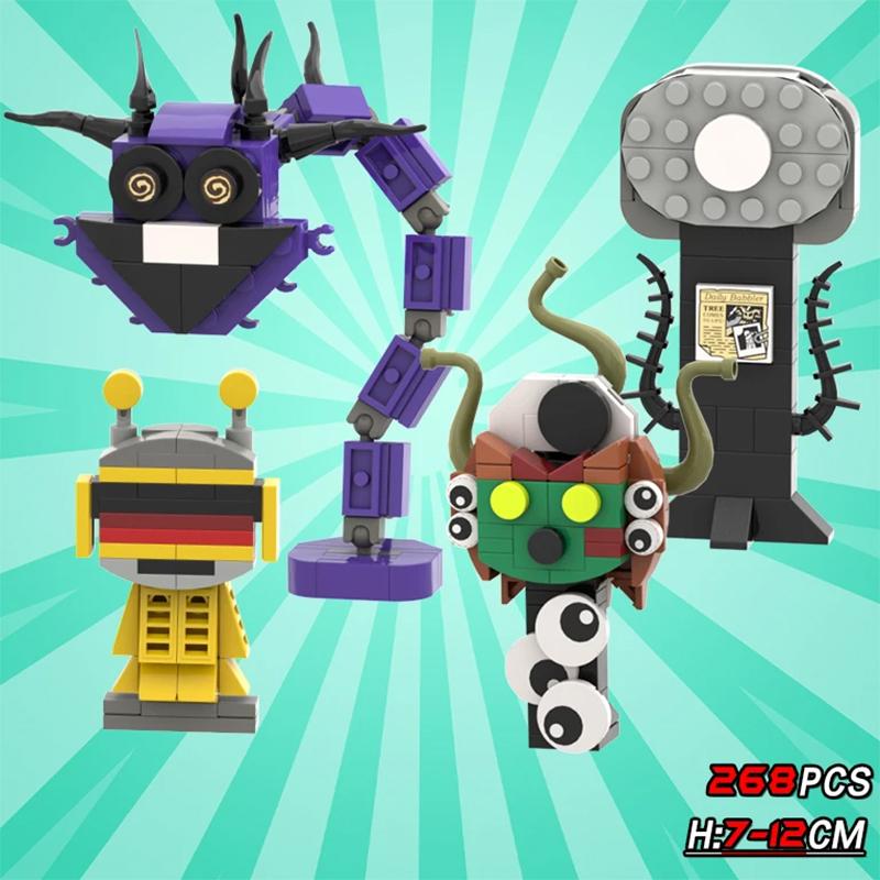 Конструктор «Паразиты» в стиле хоррор, мрачный, от Sprunkie Toys, Oren Wenda Bricks, сборные игрушки для детей, подарок на Рождество и Пасху.