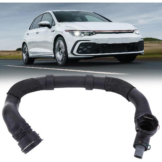 [2 Pin] Lower Radiator Coolant Hose Compatible with 2015-2019 Golf & 2015-2021 GTI, 1.8L 2.0L Engine Lower Radiator Coolant Water Hose Pipe Replaces