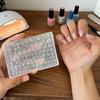 Многоразовая форма для стемпинга ногтей Барочные жемчужины Трафарет для маникюра Инструмент Для начинающих