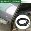 Motoforti Автомобильные U-образные защитные накладки на кромку двери Защита кромки двери Защитная уплотнительная лента против царапин