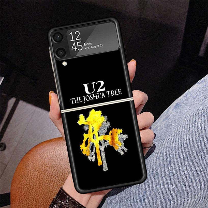 Band U-U2 Rock Phone Case For Samsung Z Flip 7 6 5 4 3 Galaxy ZFlip7 ZFlip6 ZFlip5 ZFlip4 ZFlip3 5G Print Cover