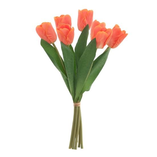 7 шт. имитация тюльпанов, реалистичный красивый искусственный букет цветов для украшения дома, свадьбы, вечеринки