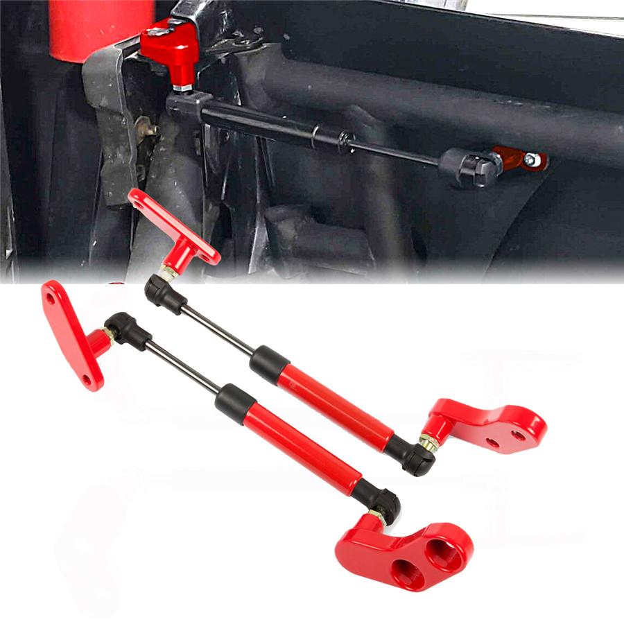 Красно-черные анодированные комплекты открывателей дверей из кованого алюминия для Can-Am Maverick X3 2017-2020