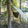 Большой водонепроницаемый туристический тент с камуфляжным рисунком и веревкой для ветрозащиты для поездок на пляж и в походы
