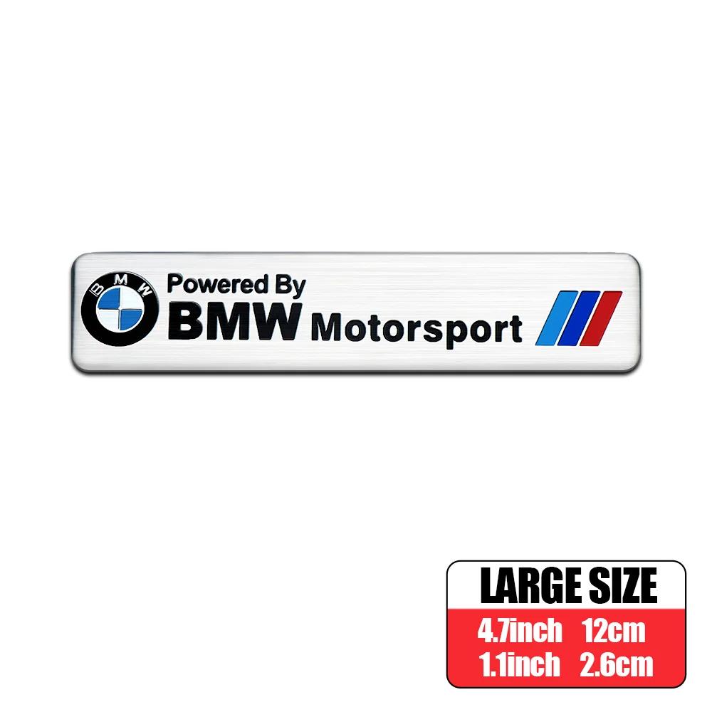 YMZP2 3D Aluminum Car Tail Trunk Body Decoration Sticker AUTO Badge For BMW X1 X3 X4 X5 F15 X6 F16 G30 7 Series G11 F48 F39 520 525 M