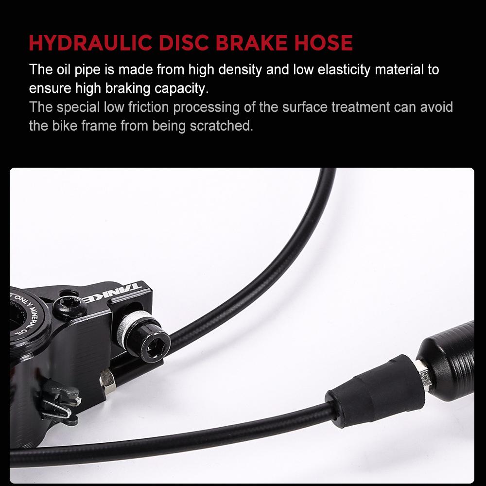 E Bike Hydraulic Brake Set with 160mm Rotors Front and Rear Hydraulic Disc Brake Caliper Lever for Electric Bike
