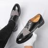 Модные стильные кожаные туфли дерби Классическая мужская деловая обувь Удобная мужская повседневная обувь Уличные оксфорды Мужские кроссовки