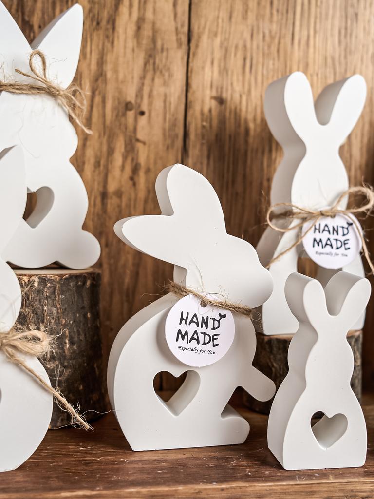 DIY Easter Bunny Candle Silicone Mold Love Cute Rabbit Handmade Soap Aromatherapy Gypsum Ornament Resin Crafts Molds Home Decor