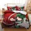 Midoriya Izuku 3d Duvet Cover Set Anime My Hero Academia Printed Bedding Set Постельное белье Постельное белье Одеяло Покрывало Декор для дома