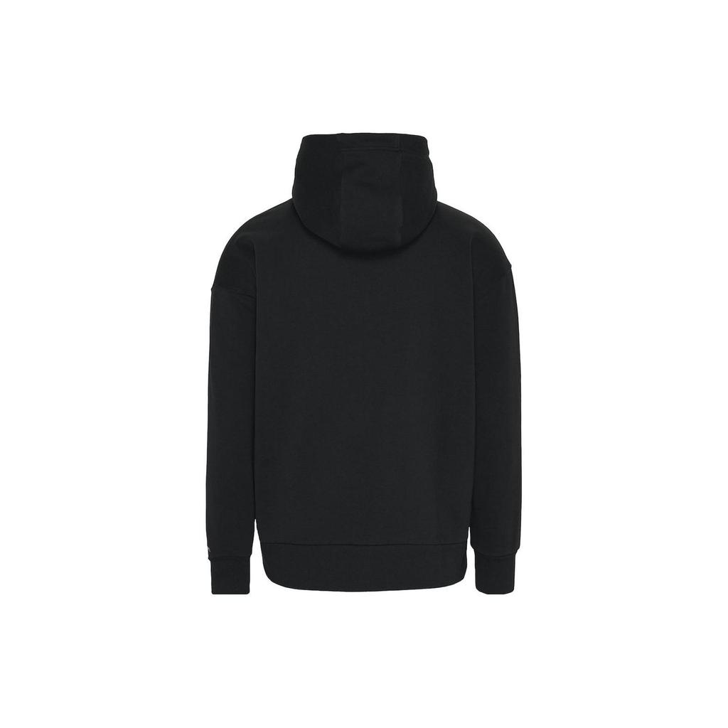 Tommy Hilfiger FW22 Свитшот с принтом букв, с длинным рукавом, мужской, черный DM0DM15009-BDS