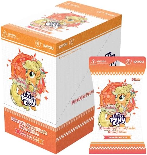 English Version Genuine My Little Pony Card Friendship Moon Edition Crystal Forest Series Anime Collection Card Gifts