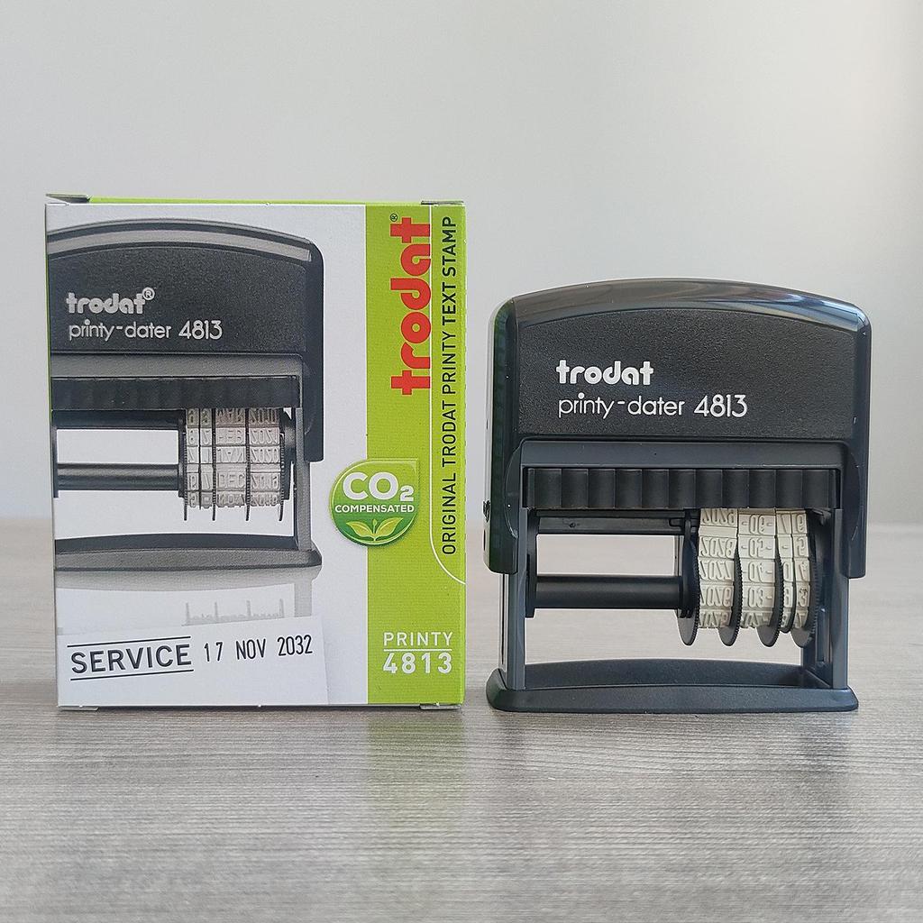 Самонаборный датер Trodat 4850 с двуязычным текстом