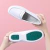 Nurse Shoes for Women with Soft Soles, Breathable Flat Bottom, Comfortable Spring and Summer Styles, New White Anti Slip Sloping Heel Air Cushion