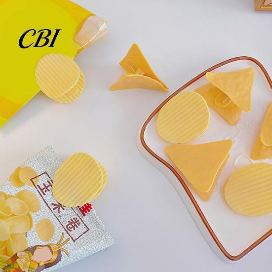 Plastic Sealing Clip Potato Chip Clips, with Anti-Slip Toothed Food Bag Firm Grip Strong Durable for Chips Bread Coffee Bags Lightweight