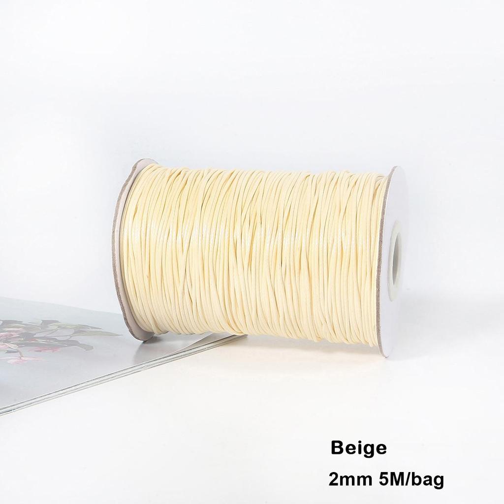 Разноцветные вощеные хлопковые шнуры для макраме, ювелирные бусины, изготовление ювелирных изделий своими руками