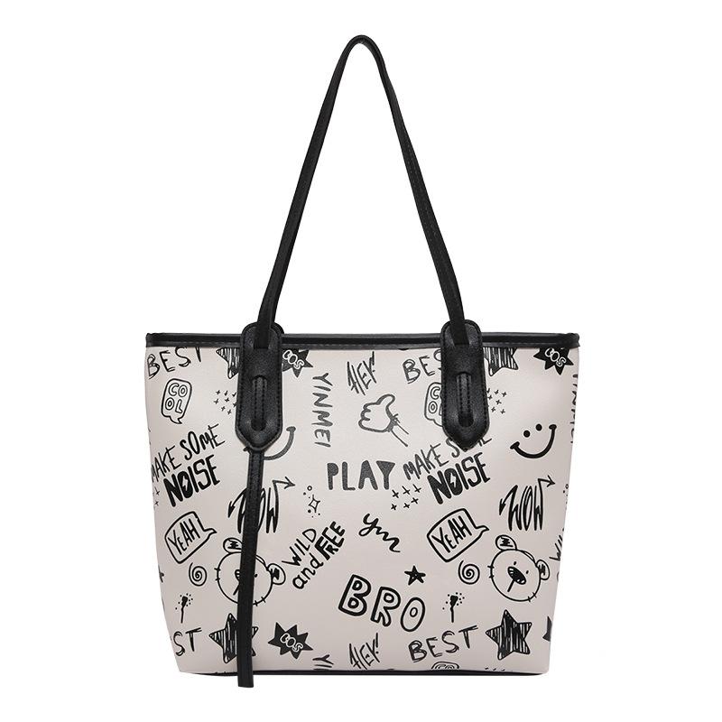 Сумки женские, вместительные, сумки-тоут для студенток, сумки на одно плечо, модные, универсальные сумки для покупок Tide