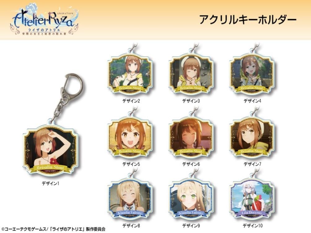 Atelier Ryza Акриловый брелок Клаудия Баренц A KHAN-R004-m08