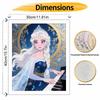 Disney digital oil painting art kit ice queen piano handmade diy home decorations