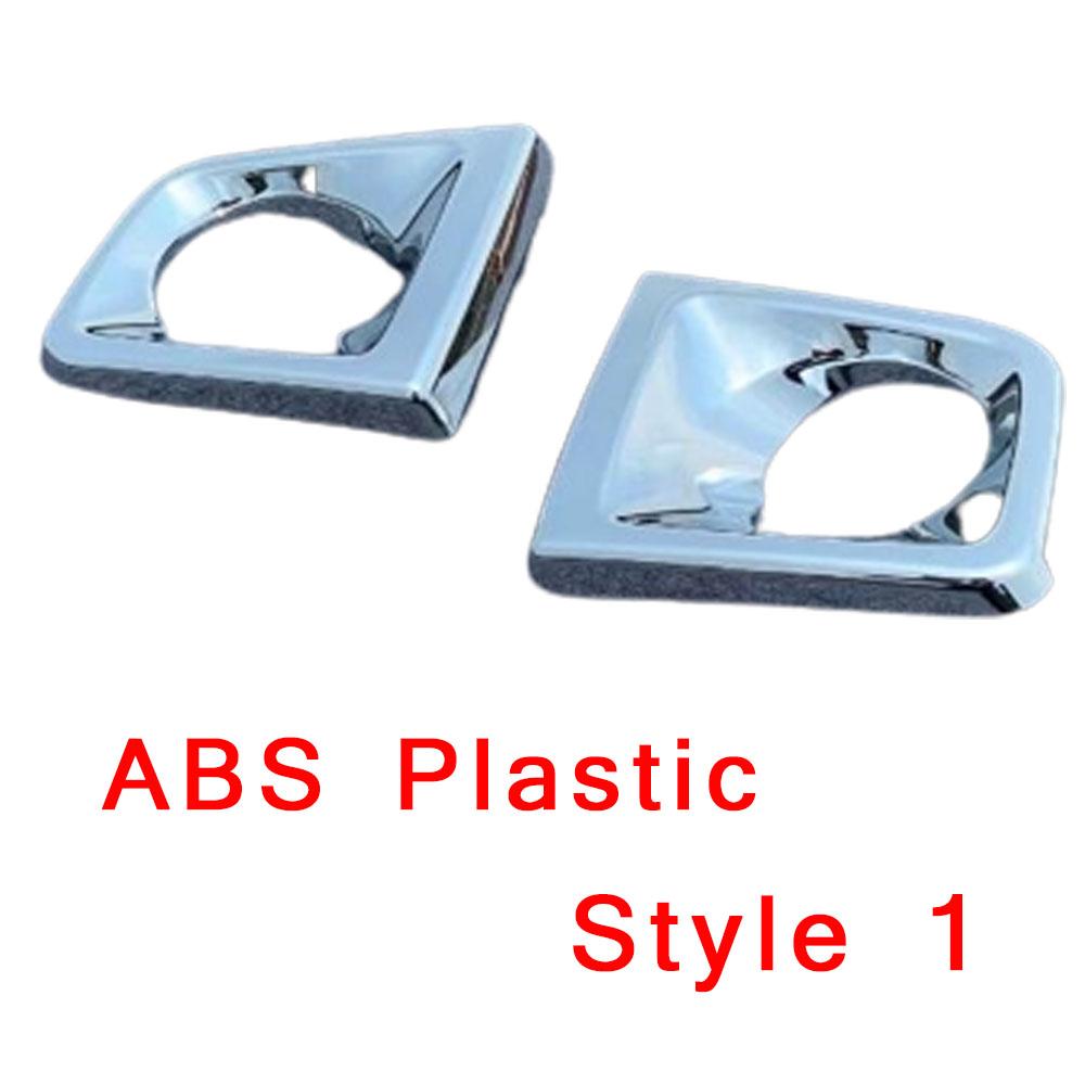 Cover Trim Front Head Fog Light Eyebrow Lamp Frame Sticker 2PCs For Toyota Tacoma 2015 2016 2017 2018
