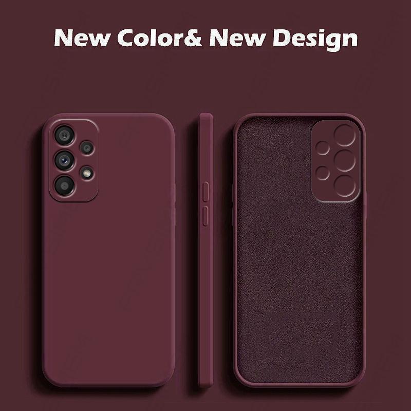 Liquid Silicone Phone Case for Samsung Galaxy A12 A22 A32 A22S A52 A52S A72 A13 A23 A33 A53 A73 5G A21S A31 A41 A51 A71 Cover