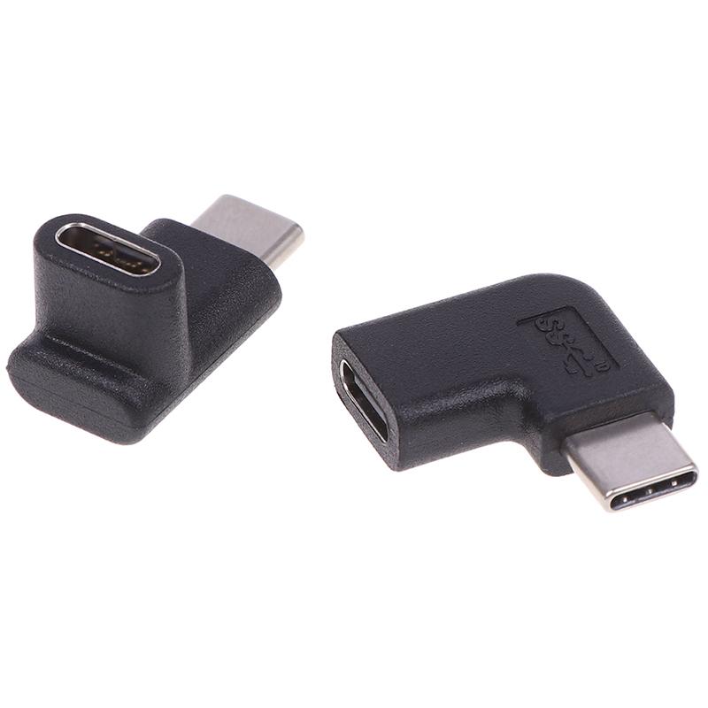 Right Angle 90 Degree Usb 3.1 Type C Male To Female Usb-C Converter Adapter