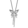 Liquefied Butterfly Pull-out Long Women's Sweet, Cool, High-end, Light Luxury Commuting Accessory Pendant Necklace