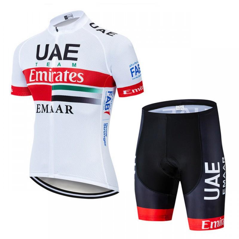Mens Cycling Jersey Bib Shorts Set Quick Dry Breathable Bike Outfit Road Fitness Riding