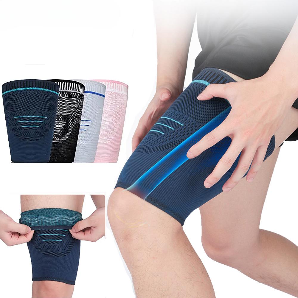1pcs Thigh Compressed Sleeves Hamstring Support Upper Leg Sleeves Thigh Sleeves for Running Sports Warmers Support Protector